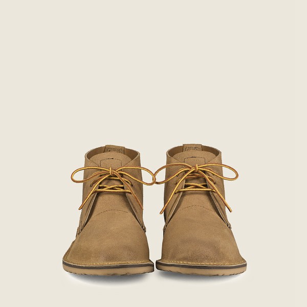 Red Wing Heritage Ayakkabı Erkek - Weekender - Chukka Muleskinner Deri - Haki - 74CIOJYEX